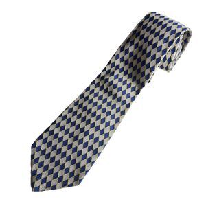 TURNBULL & ASSER 100% Silk Mens Jockey Color Pattern Print Luxury Repp Tie 3.75"